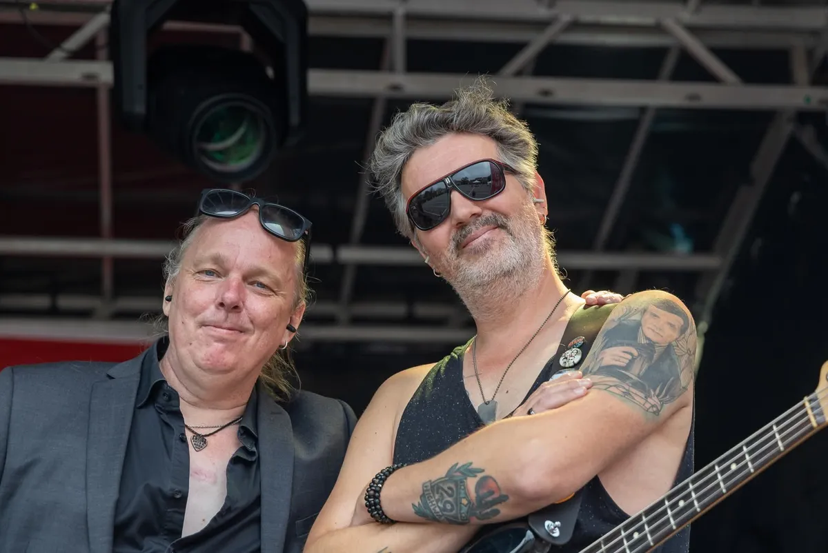 Endnu et billede af Ole og De Navnløse fra Rød Koncert 2025